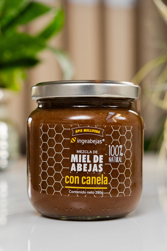 Miel de abejas con canela