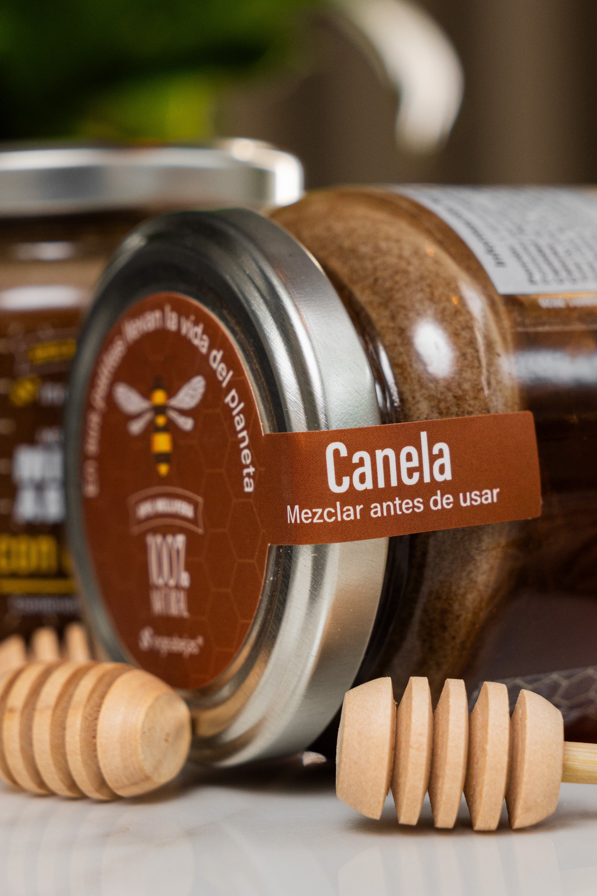 Miel de abeja canela