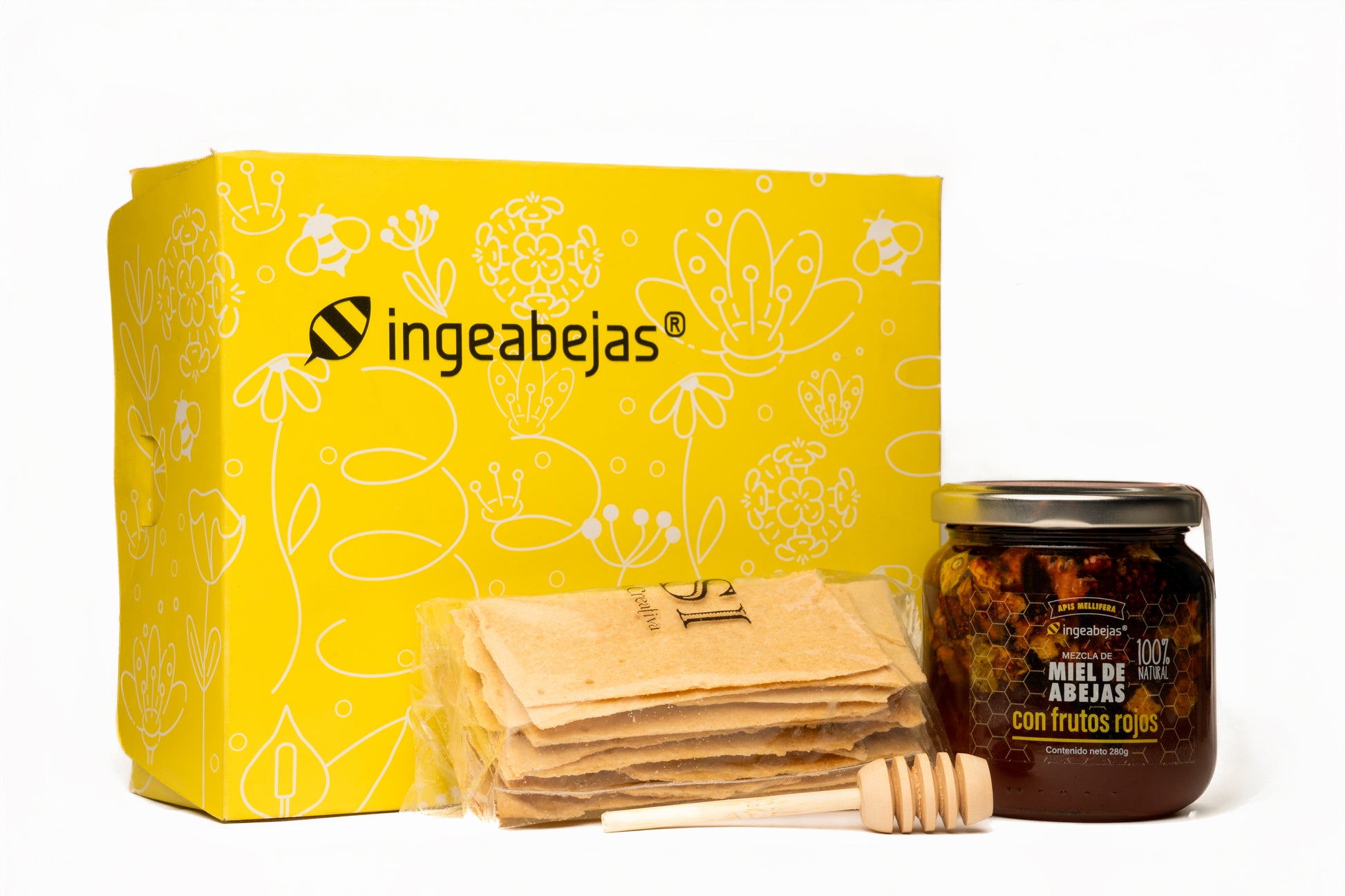 Miel de abejas frutos rojos1